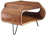 Couchtisch natur schwarz B/H/T: ca. 55x38x55 cm