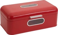 ECHTWERK Brotkasten Retro schwarz Metall B/H/L: ca. 23,8x17x42,5 cm