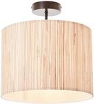 Brilliant Deckenleuchte Wimea 99488/76 schwarz natur Metall Holz B/H/T/D: ca.