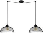 Eglo Pendelleuchte schwarz Stahl B/H/L: ca. 36x110x139 cm E27 2 Brennstellen