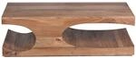 Couchtisch braun B/H/T: ca. 118x38x70 cm