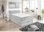 Boxspringbett Modesto Silbergrau