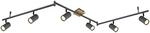 GLOBO Strahler 57910-6G Robby Graphit Metall B/H/L: ca. 10x18,5x180 cm GU10 6