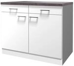 Unterschrank Lucca wei&szlig; matt B/H/T: ca. 100x85x60 cm