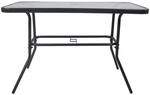 VCM Gartentisch anthrazit Metall B/H/T: ca. 110x70x55 cm