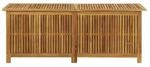vidaXL Aufbewahrungsbox braun Akazie B/H/T/L: ca. 50x58x50x150 cm