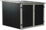 Westmann Fahrradgarage Gartenbox anthrazit anthrazit B/H/L: ca. 203x158x200 cm