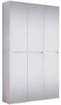Garderobenschrank Mirror wei&szlig; B/H/T: ca. 111x191x34 cm