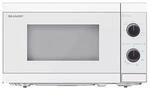 Sharp Mikrowelle mit Grill wei&szlig; Kunststoff B/H/T: ca. 44x25,8x34,4 cm