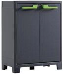 Keter Kunststoffschrank Moby grau Kunststoff B/H/T: ca. 80x100x44 cm