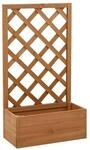 Gartenspalier orange Holz B/H/L: ca. 25x90x50 cm