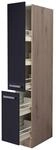 Apothekerschrank Elva anthrazit strukturiert B/H/T: ca. 30x200x57 cm