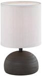 Reality Tischleuchte Luci braun Cappuccino Keramik Stoff H/D: ca. 23x14 cm E14 1