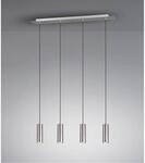 Reality Pendelleuchte nickel Metall GU10 4 Brennstellen
