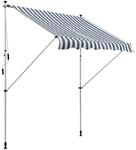 Outsunny Klemm-Markise gr&uuml;n B/H/L: ca. 200x280x150 cm