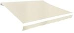 vidaXL Markisenstoff creme B/L: ca. 245x280 cm