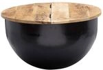 Couchtisch schwarz B/H/T: ca. 60x34x60 cm