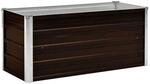 Hochbeet braun Stahl B/H/L: ca. 40x45x100 cm