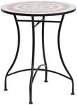 Outsunny Mosaiktisch orange Stahl H/D: ca. 71x60 cm