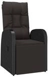 vidaXL Gartensessel schwarz Kunststoff B/H/L: ca. 69x106x57 cm