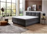 Boxspringbett Portage grau Liegefl&auml;che B/L: ca. 180x200 cm