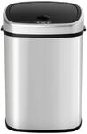 HOMCOM K&uuml;cheneimer silber B/H/L: ca. 29,5x57x40,5 cm