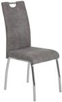 Stuhl Susi 4er Set grau Vintage Microfaser B/H/T: ca. 44x98x61 cm