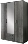 Kleiderschrank Duisburg Graphit B/H/T: ca. 135x199x58 cm