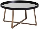 Wohnling Couchtisch schwarz B/H/T: ca. 78x42x78 cm