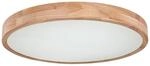 GLOBO Deckenleuchte Rainer braun Holz Metall H/D: ca. 11x60 cm 1 Brennstellen