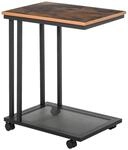 Beistelltisch 833-606 schwarz walnuss B/H/T: ca. 51x65x36 cm