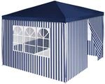 VCM Pavillon royalblau Polyester-Mischgewebe B/H/L: ca. 300x187x300 cm