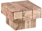 Beistelltisch natur Akazie B/H/T: ca. 44x30x44 cm