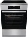 Gorenje Standherd 60cm mit Glaskeramikkochfeld GEIT6C60XPG Edelstahl B/H/T: ca.