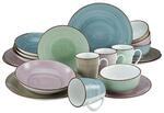 CreaTable Kombiservice Samba multicolor Porzellan 16 tlg.