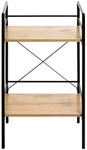 Regal Eiche Nachbildung schwarz B/H/T: ca. 34x62x27 cm