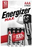 Energizer Batterie Max AAA/Micro (LR03) 4er Pack
