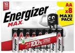 Energizer Batterie Max AA/Mignon (LR6) 8er Pack