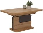Couchtisch Herbert Eiche Artisan Nachbildung anthrazit B/H/T: ca. 110x58x70 cm