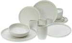 CreaTable Kombiservice Uno offwhite Steinzeug 16 tlg.