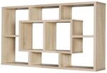 Wandregal Eiche Sonoma Nachbildung B/H/T: ca. 85x47,5x16 cm