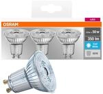 OSRAM LED-Leuchtmittel Reflektorlampe AC2705 3er Pack GU10