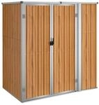 vidaXL Ger&auml;teschuppen braun B/H/T: ca. 161x161x89 cm