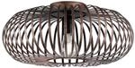TRIO Deckenleuchte Johann Kupfer Metall H/D: ca. 17x40 cm 1 Brennstellen