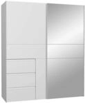 Schwebet&uuml;renschrank wei&szlig; B/H/T: ca. 170,3x200,5x61,2 cm