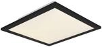 Reality Deckenleuchte Alpha mattschwarz Metall B/H/T: ca. 30x5x30 cm