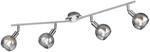Spot Chrom Metall B/H/T: ca. 85x21x9 cm E14 4 Brennstellen