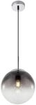 GLOBO Pendelleuchte Varus Rauchglas Chrom H/D: ca. 120x20 cm E27 1 Brennstellen