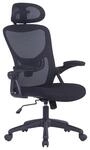 Chefsessel FLEX schwarz schwarz schwarz Webstoff Netzstoff Kunststoff