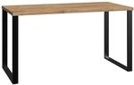Schreibtisch Liverpool Plankeneiche Nachbildung B/H/T: ca. 140x74x70 cm